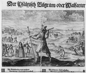 「プファルツの巡礼者」、フレデリック5世（1596-1632）、ボヘミア王 作： German School